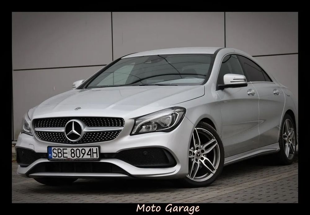 Mercedes-Benz CLA AMG-LINE Sedan Skóra Full Led Serwis ASO 2017r Czarny Sufit