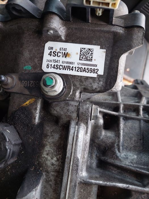 Opel 4SCW 6T40 uszkodzona automatyczna skrzynia biegów