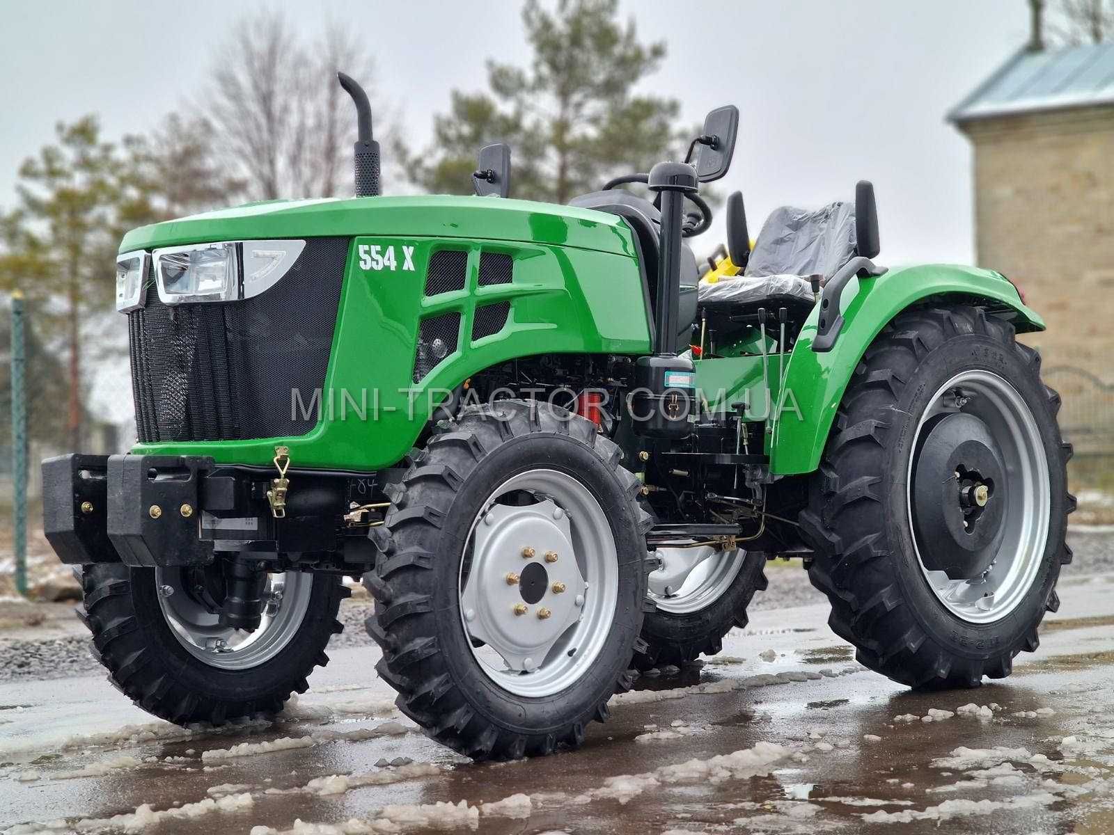 Мінітрактор TERRA FORCE 554X у дизайні John Deere, Джон дір, 4х4,2тони