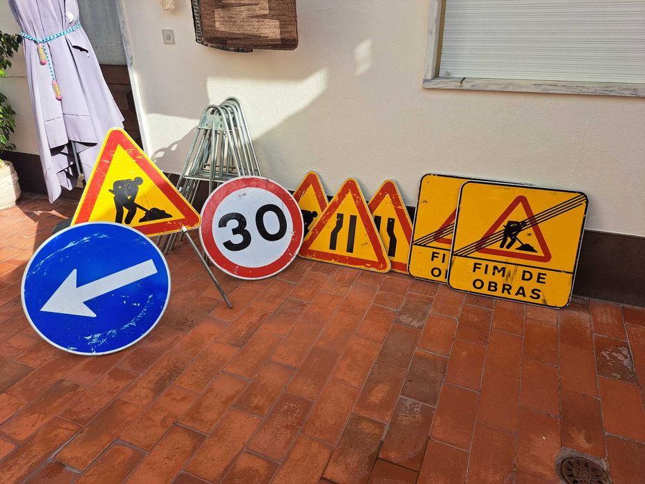 sinais trânsito usados