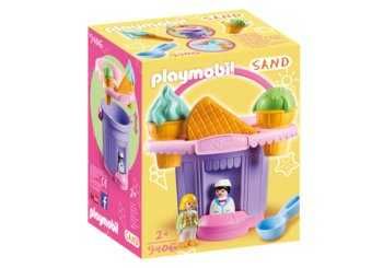 Playmobil Sand, wiaderko do piasku Lodziarnia, 9406