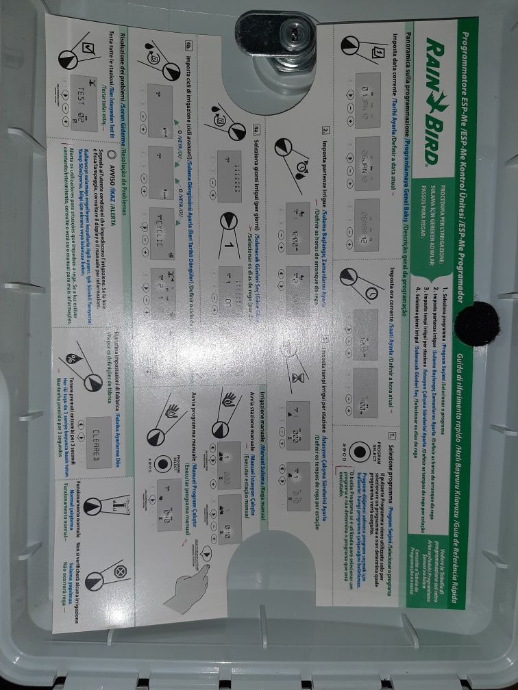 Controlador de rega Rain Bird