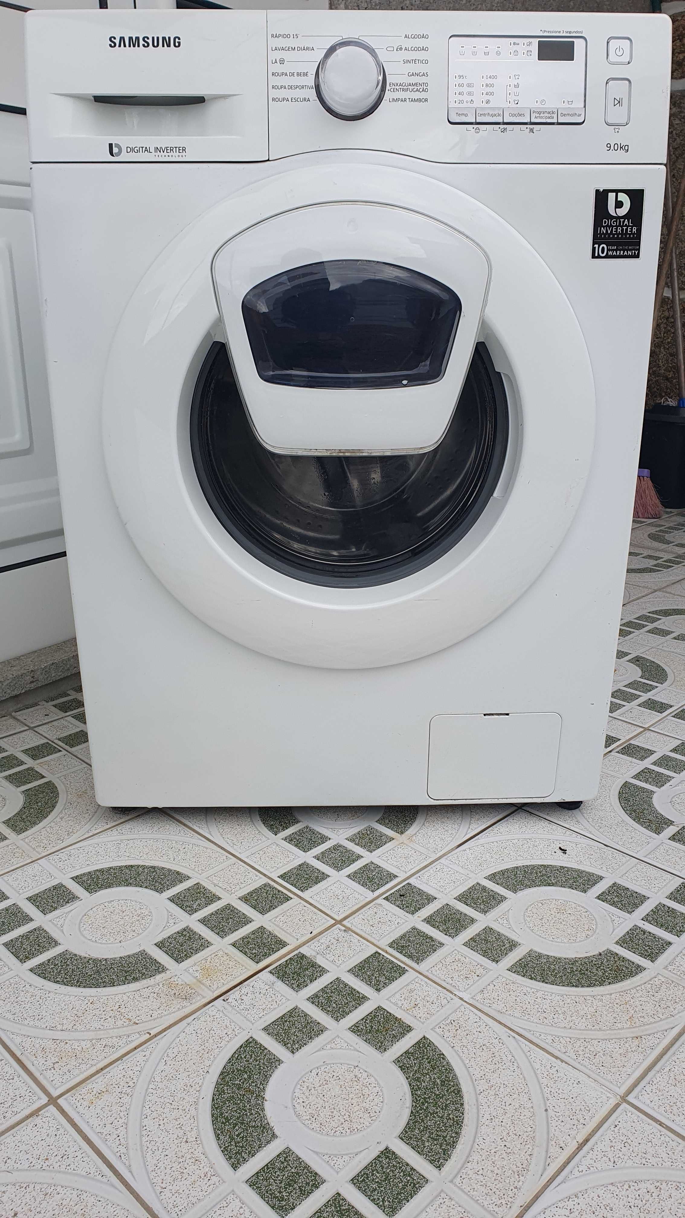 Máquina de lavar roupa samsung 9kg