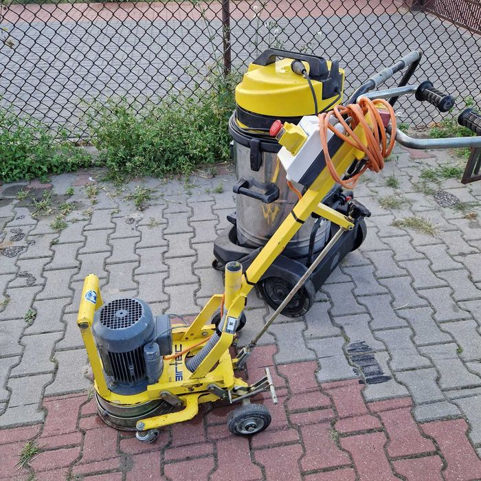 Szlifierka Airtec do betonu Odkurzacz przemysłowy