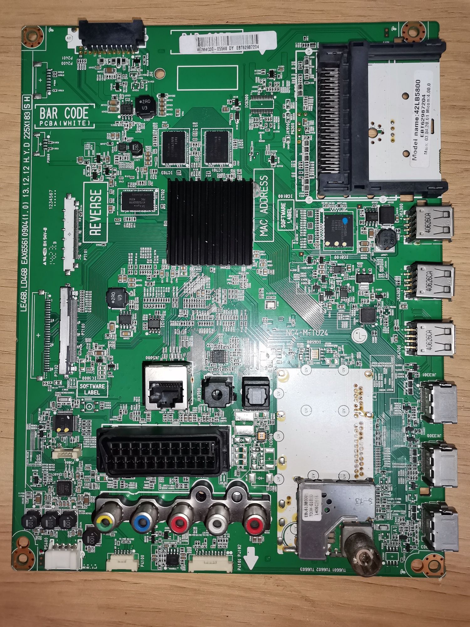 Mainboard LG 42LB 5 8 0 0  EAX6 5 6 1 0 9 0 4