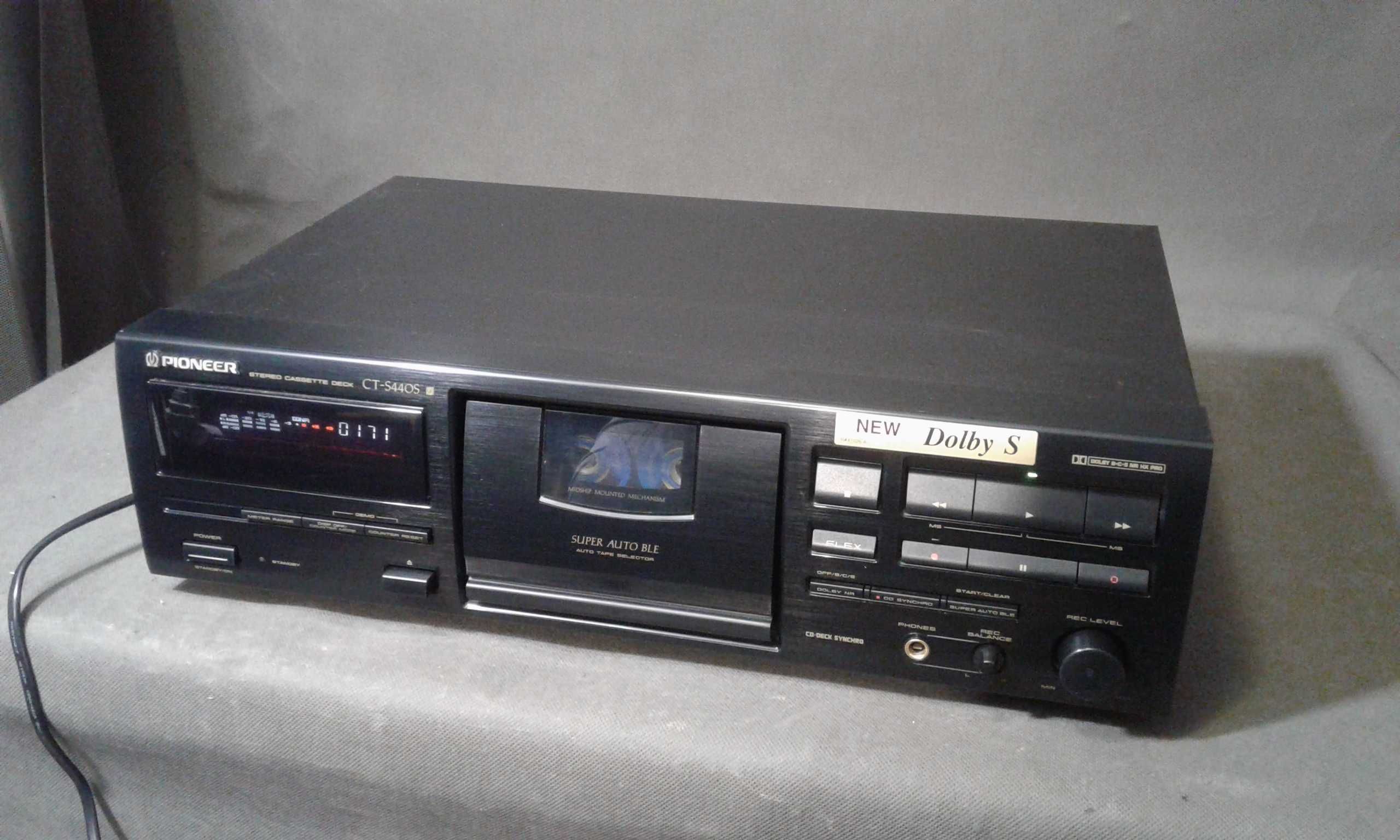 PIONEER CT-S440S,magnetofon kasetowy