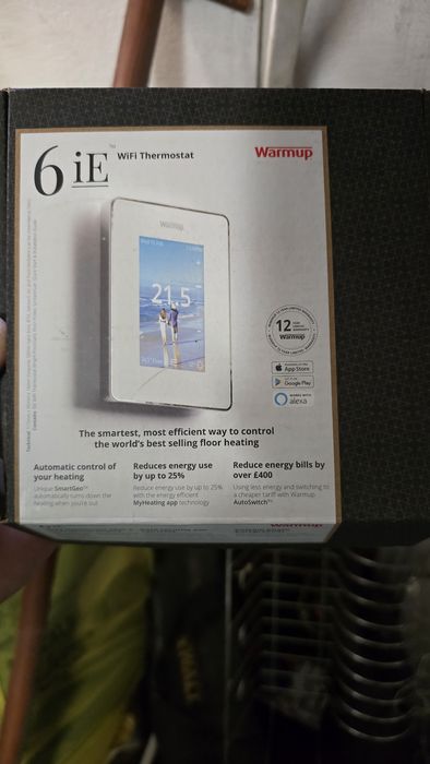 Termostat WiFi Warmup 6iE