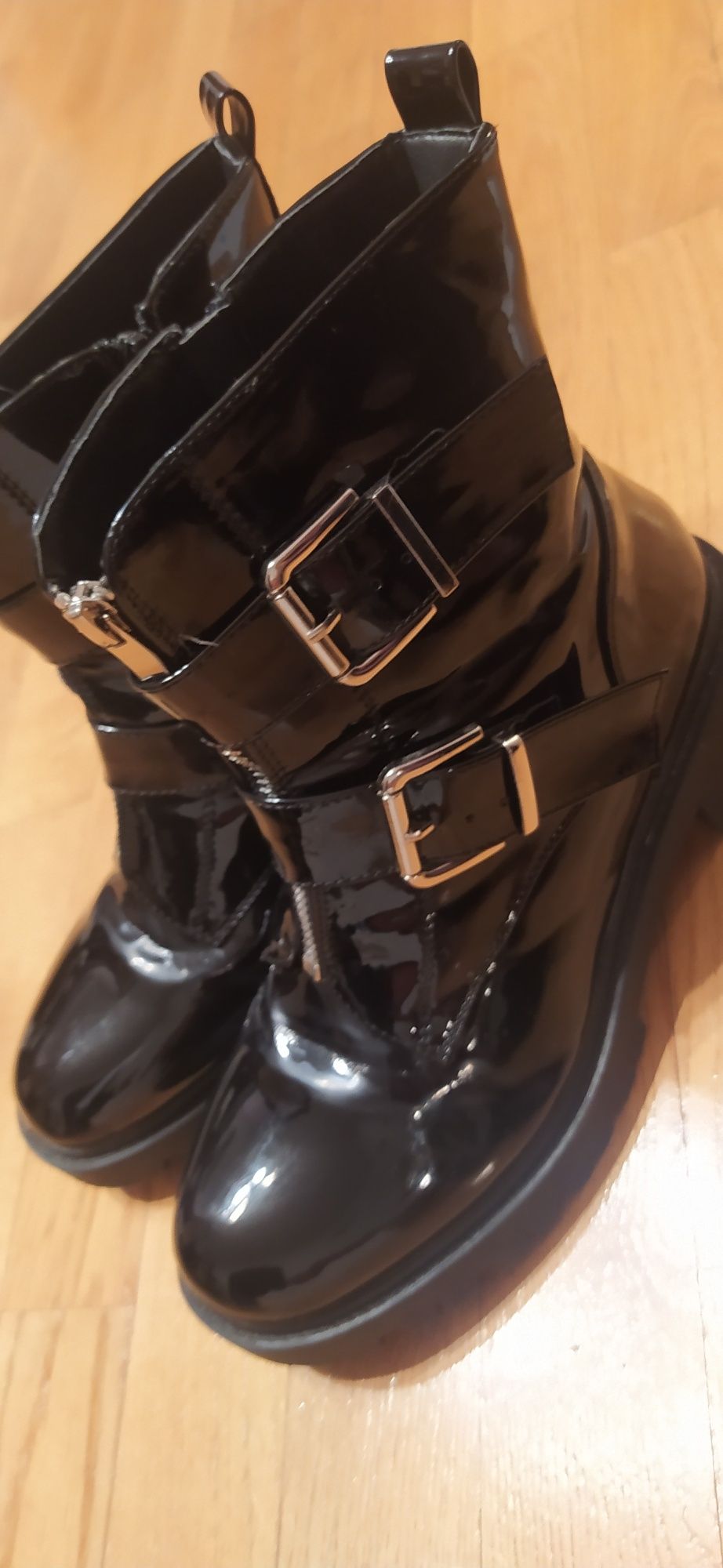 Trapery damskie zimowe 38 czarne