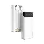 Dudao pojemny powerbank z 3 wbudowanymi kablami 20000mAh USB Typ C + m