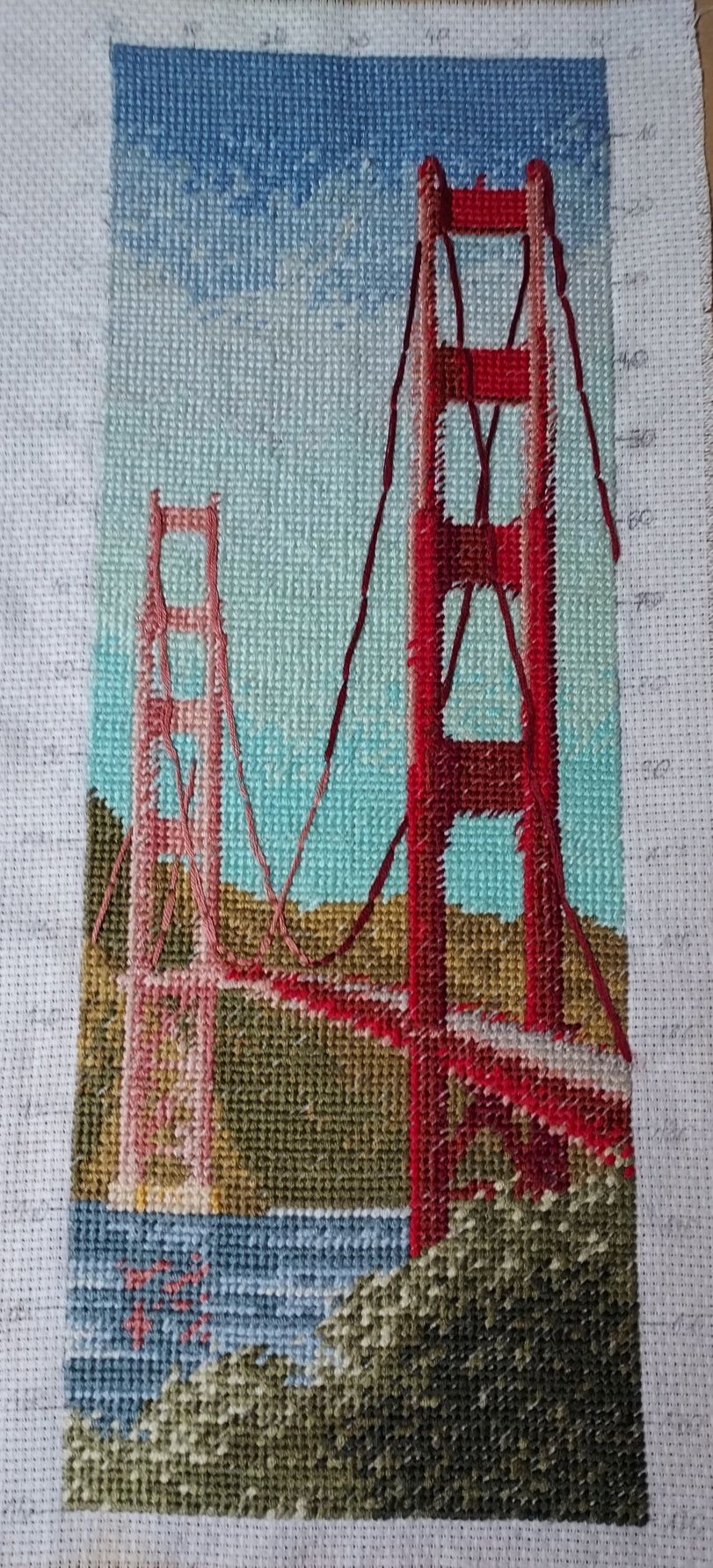 Obraz haft krzyżykowy- Golden Gate Bridge San Francisco