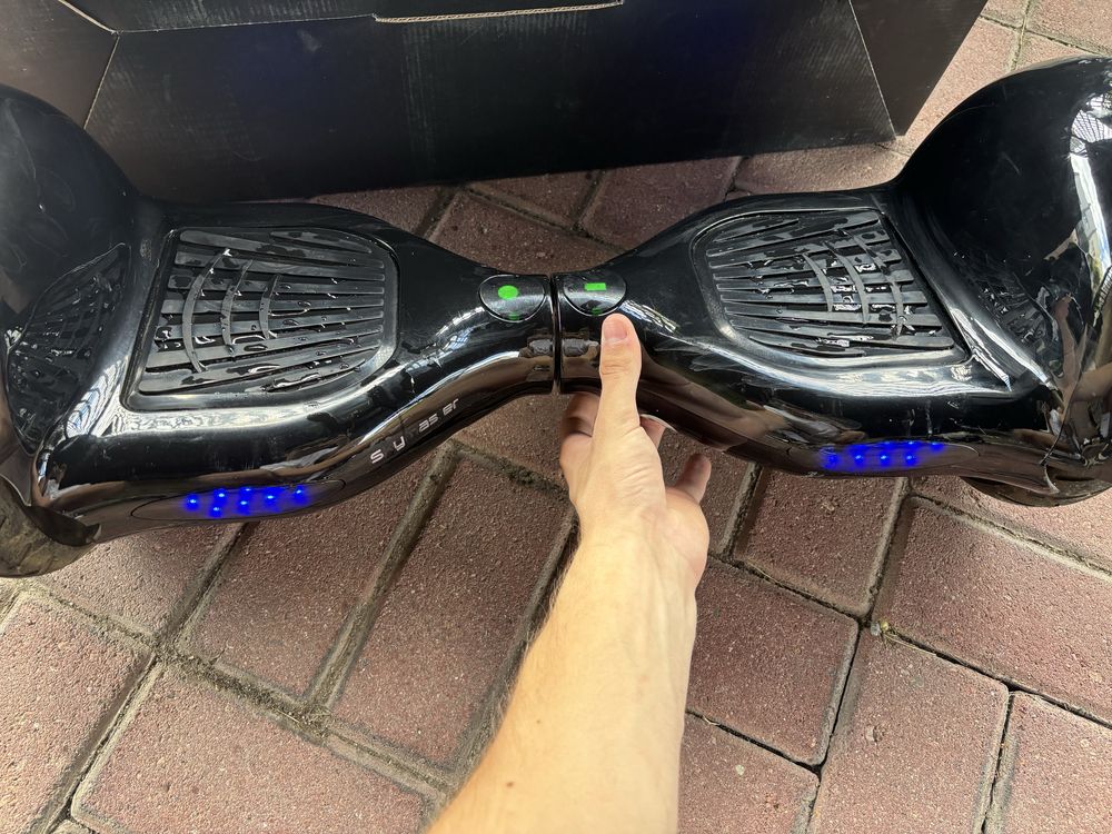 Hoverboard Skymaster Wheels 10" – używany, sprawny czarny jeżdzik