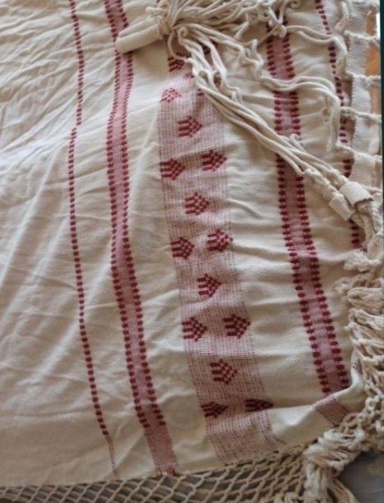 Cama de rede brasileira bordada nova