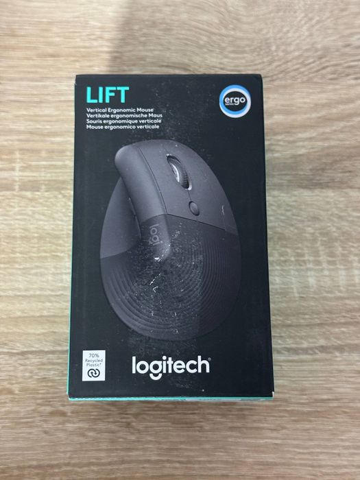 Бездротова миша Logitech Lift Ergonomic Vertical Graphite (910-006473)
