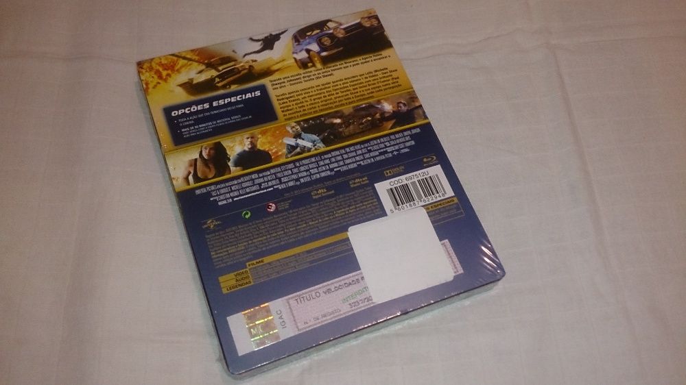 velocidade furiosa 6 (blu ray) steelbook edition (ed. caixa metálica)