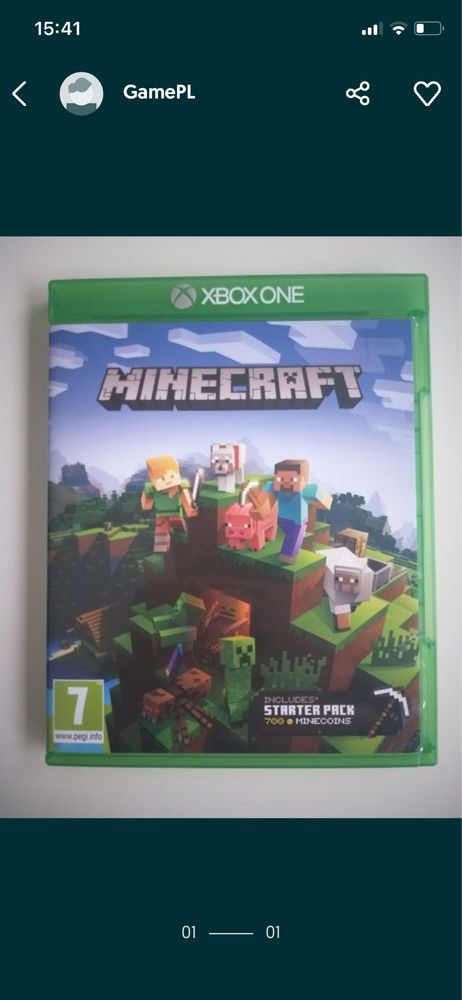 Minecraft Xbox One Rezerwacja