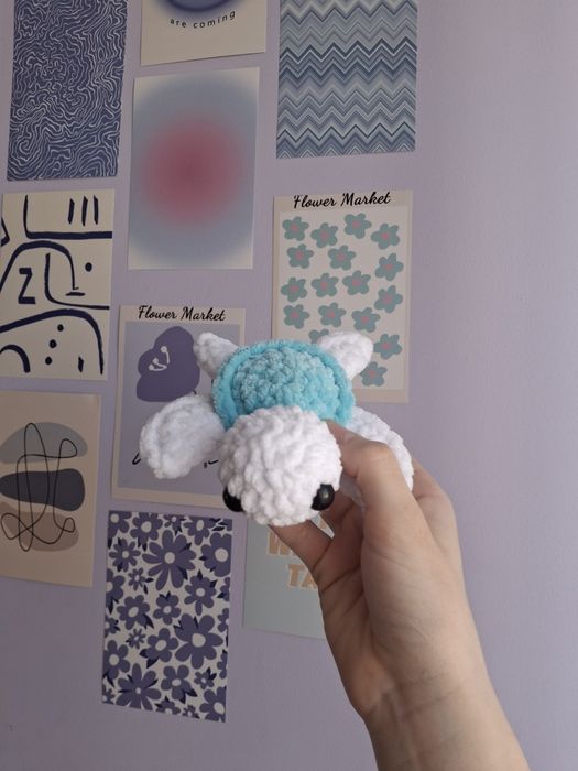 Żółwik na szydełku handmade