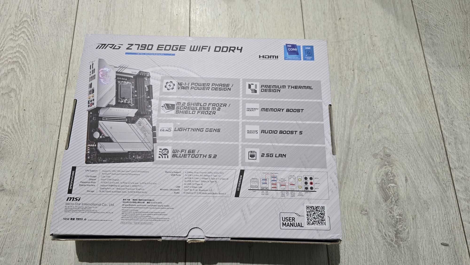 Płyta główna MSI MPG Z790 EDGE WIFI DDR4