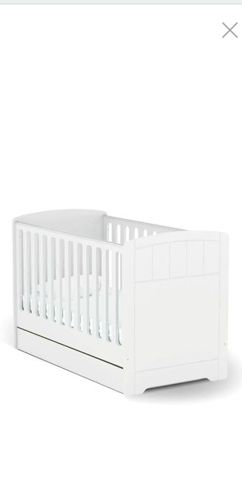 Łóżeczko białe 70x140 Meblik materac