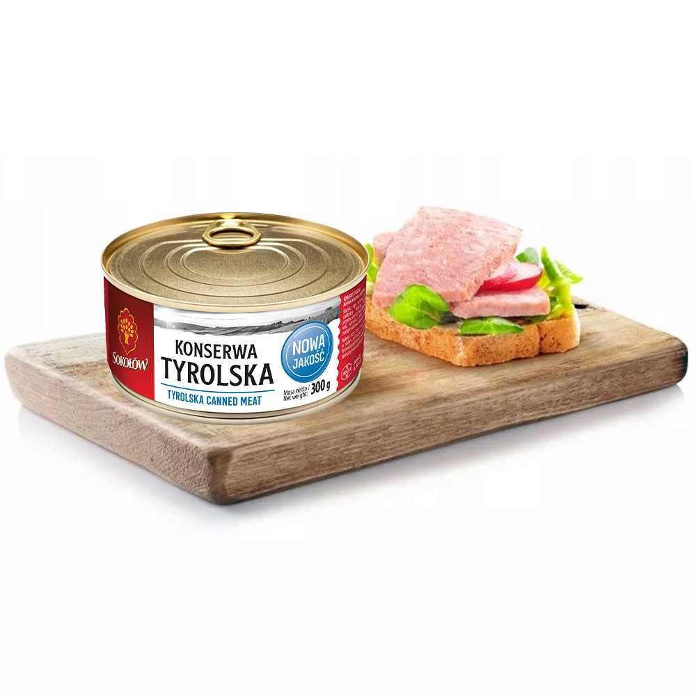 Консерва Мясна Свинана Тушкована Тушонка  Konserwa Tyrolska 300г