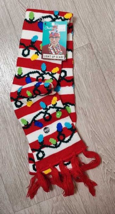 Nowy kolorowy krótki szalik