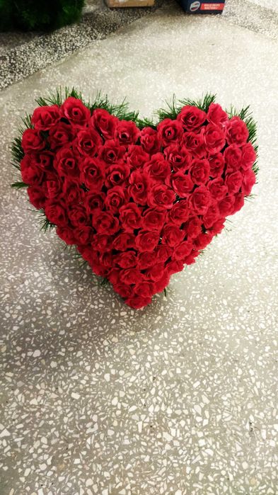 Serce stroik na cmentarz