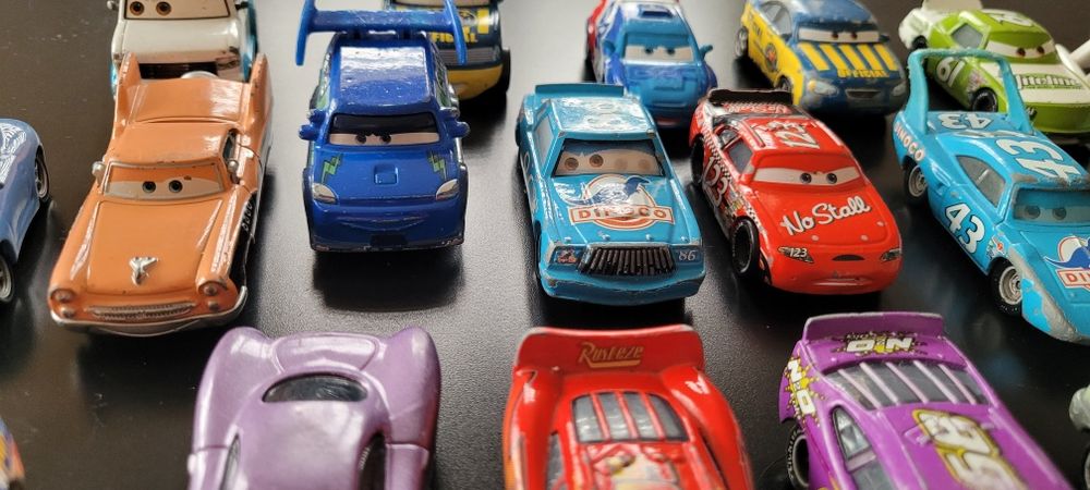 Auta samochody cars Zygzak McQueen Złomek, 20 szt.