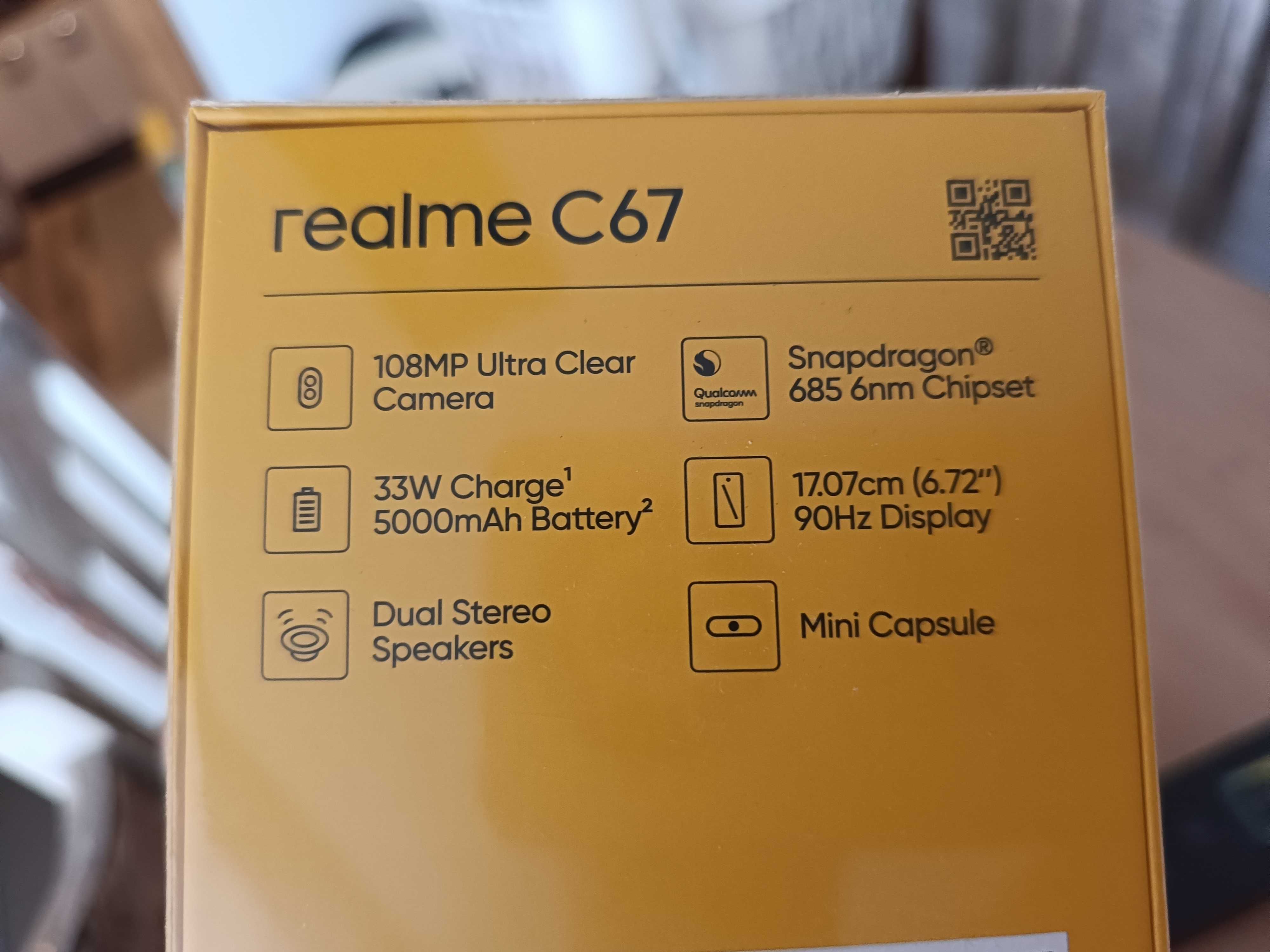 Sprzedam nowy telefon realme C 67 i zegarek