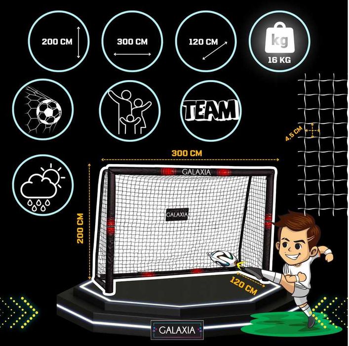 Bramka piłkarska 300x200