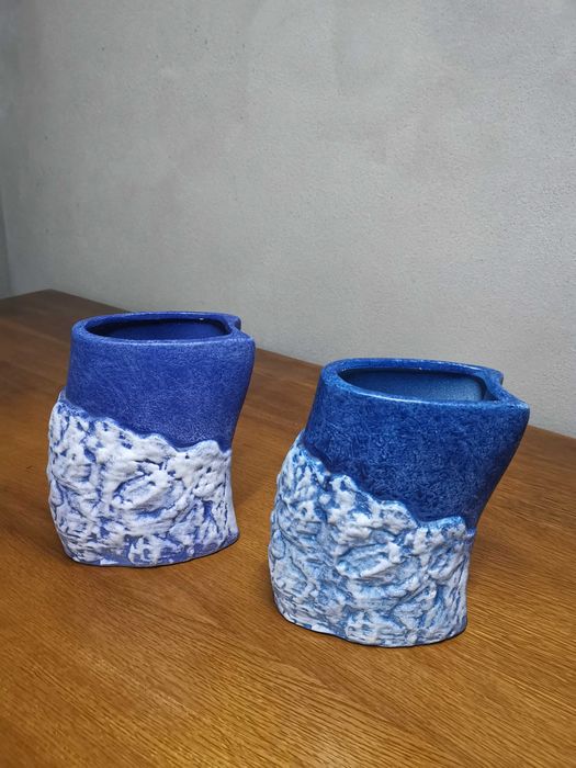 6 Peças de tão azuis