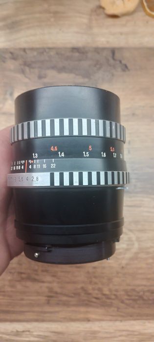 Manualny obiektyw Carl Zeiss Jena Biometar2,8/120  Zebra