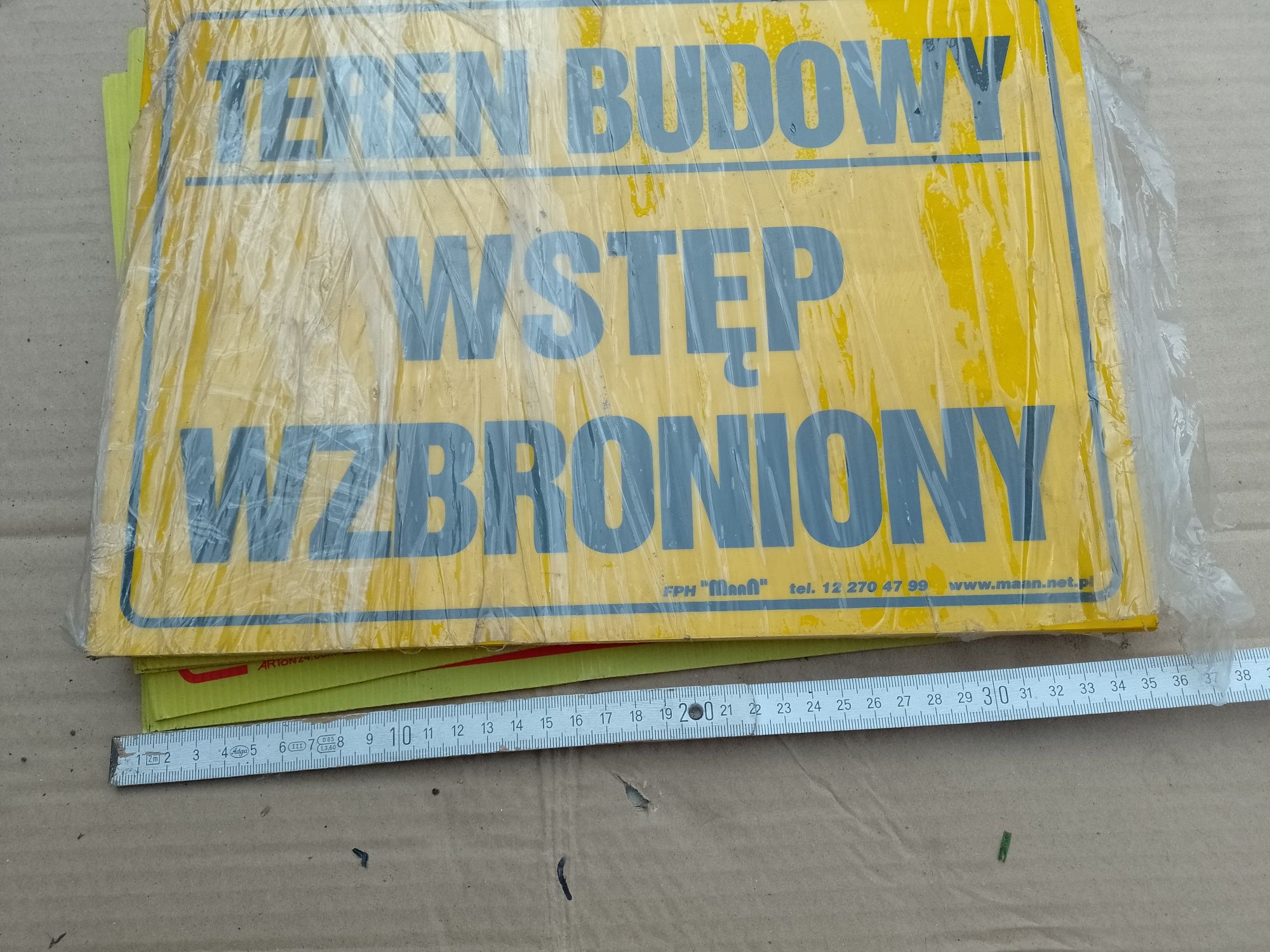 Tablica informacyjna pcv