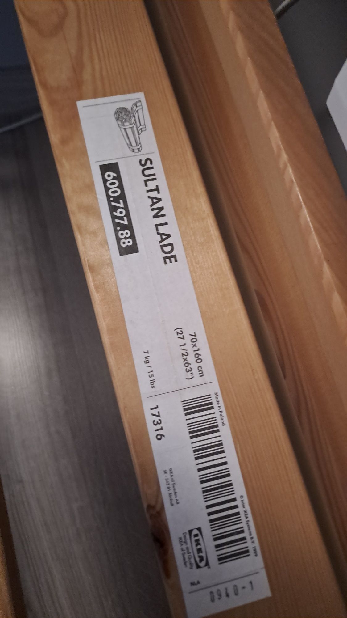 Łóżko sosnowe 160×70 ikea sultan lade dla dzieci łóżeczko 2 sztuki