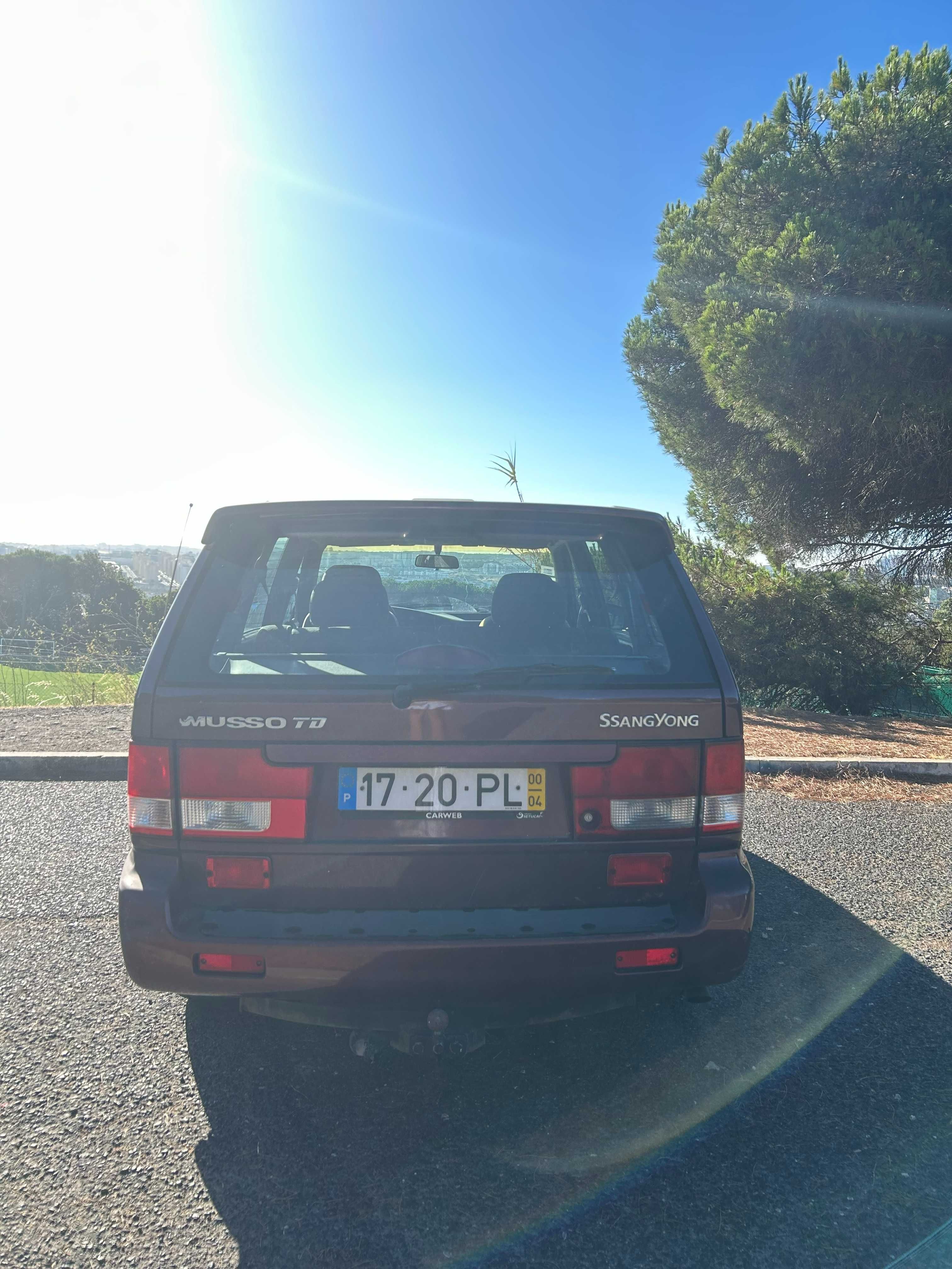 Jipe SsangYong Musso 2.9 TD | Motor Mercedes-Benz 120.000km