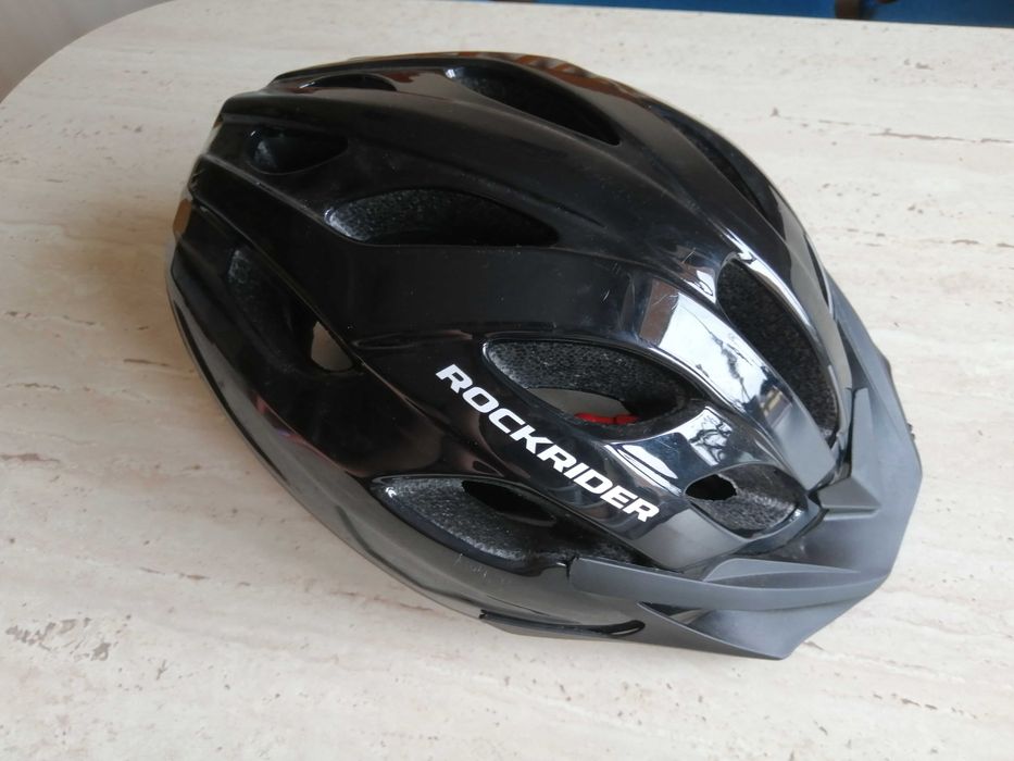 Kask rowerowy rockrider L czarny