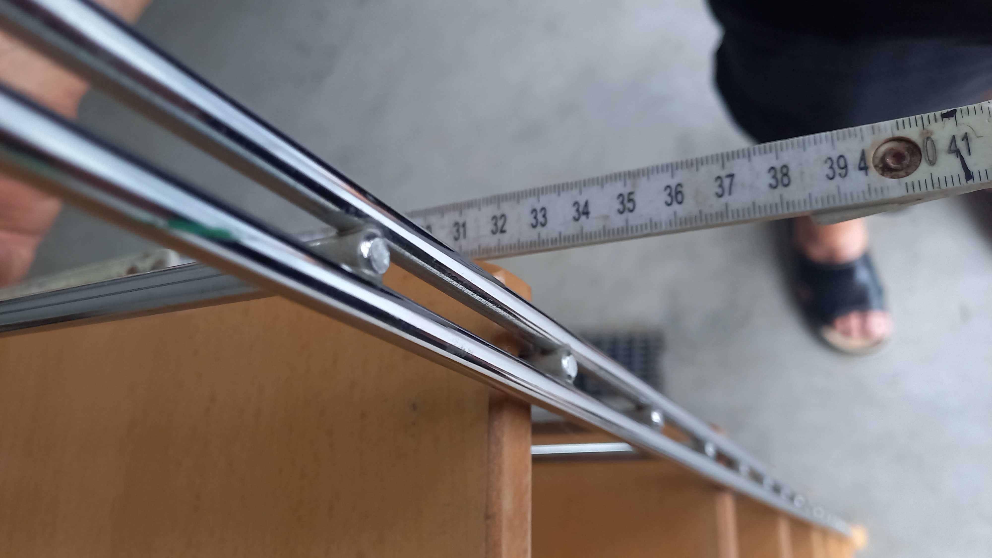 Regał wyciągane półki wysokość 140cm