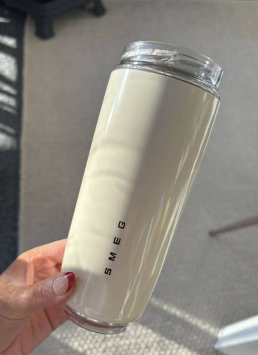 Kubek Smeg beżowy duzy XXL 550 ml