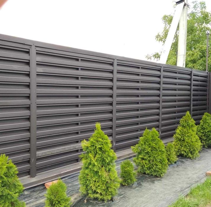 Штакет металевий уценка, Євроштахет трапеция, Штахет металлический