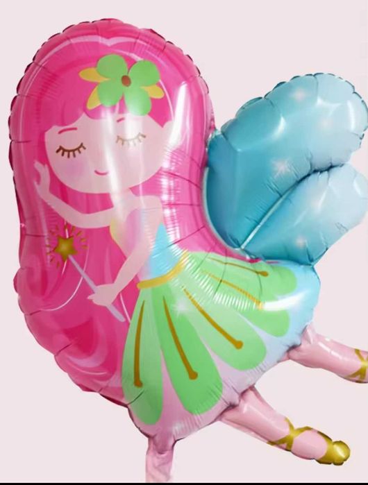 Фольгові кульки цифра 6 , фея , кулька єдиноріг 4D , ромашка