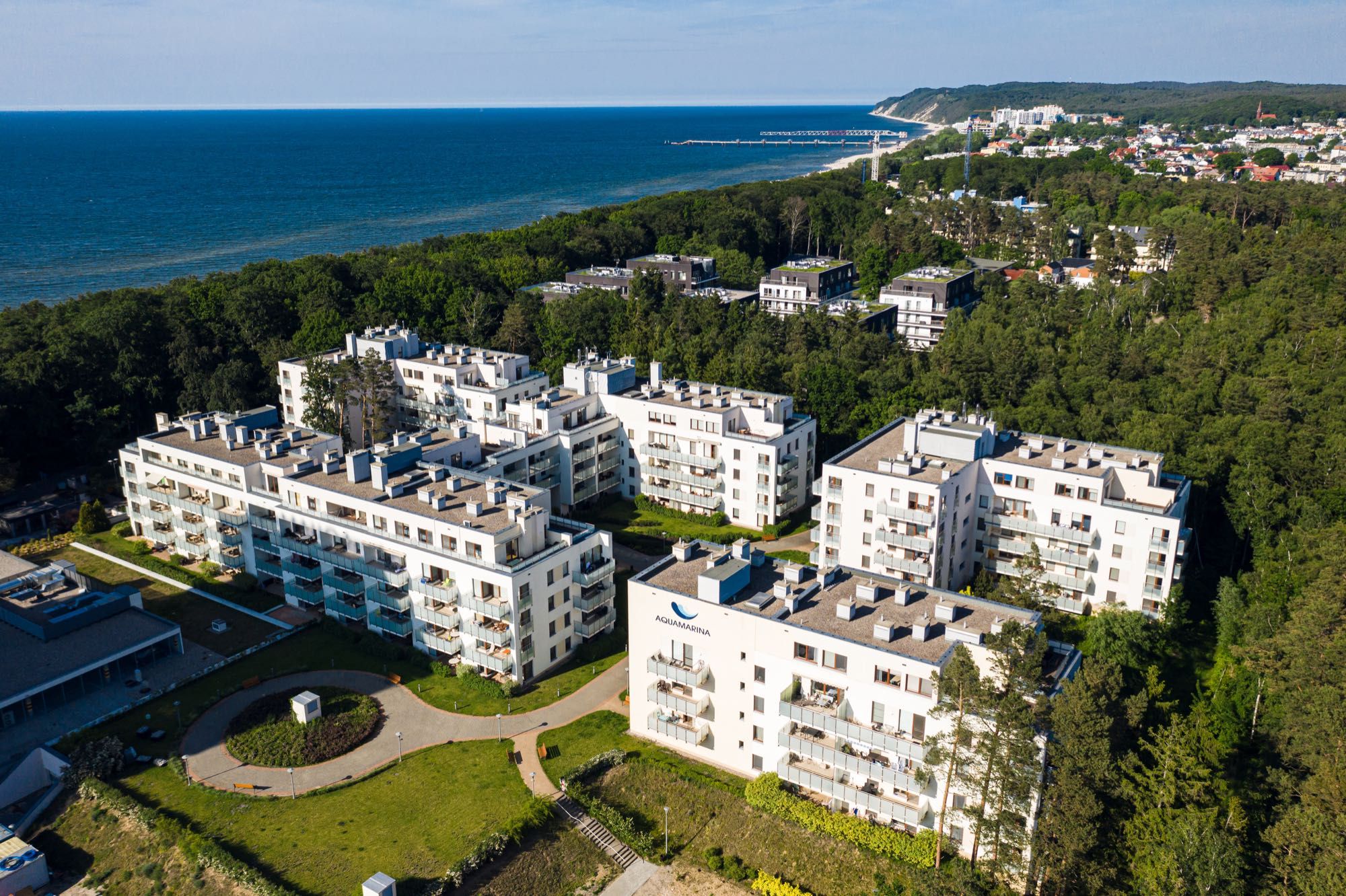 Apartament Aquamarina - przy plaży z garażem