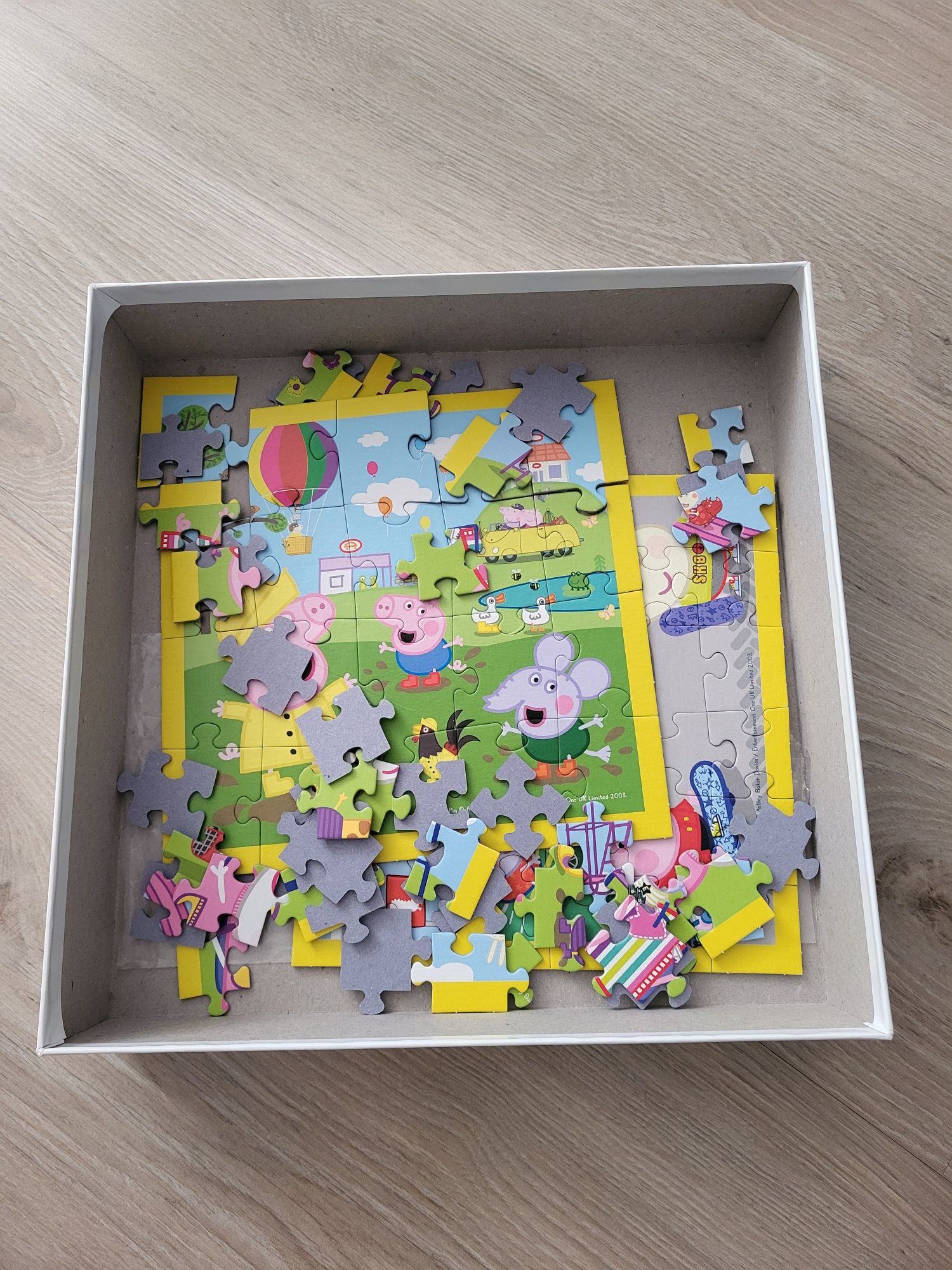 Puzzle Trefl 3w1 Świnka Peppa