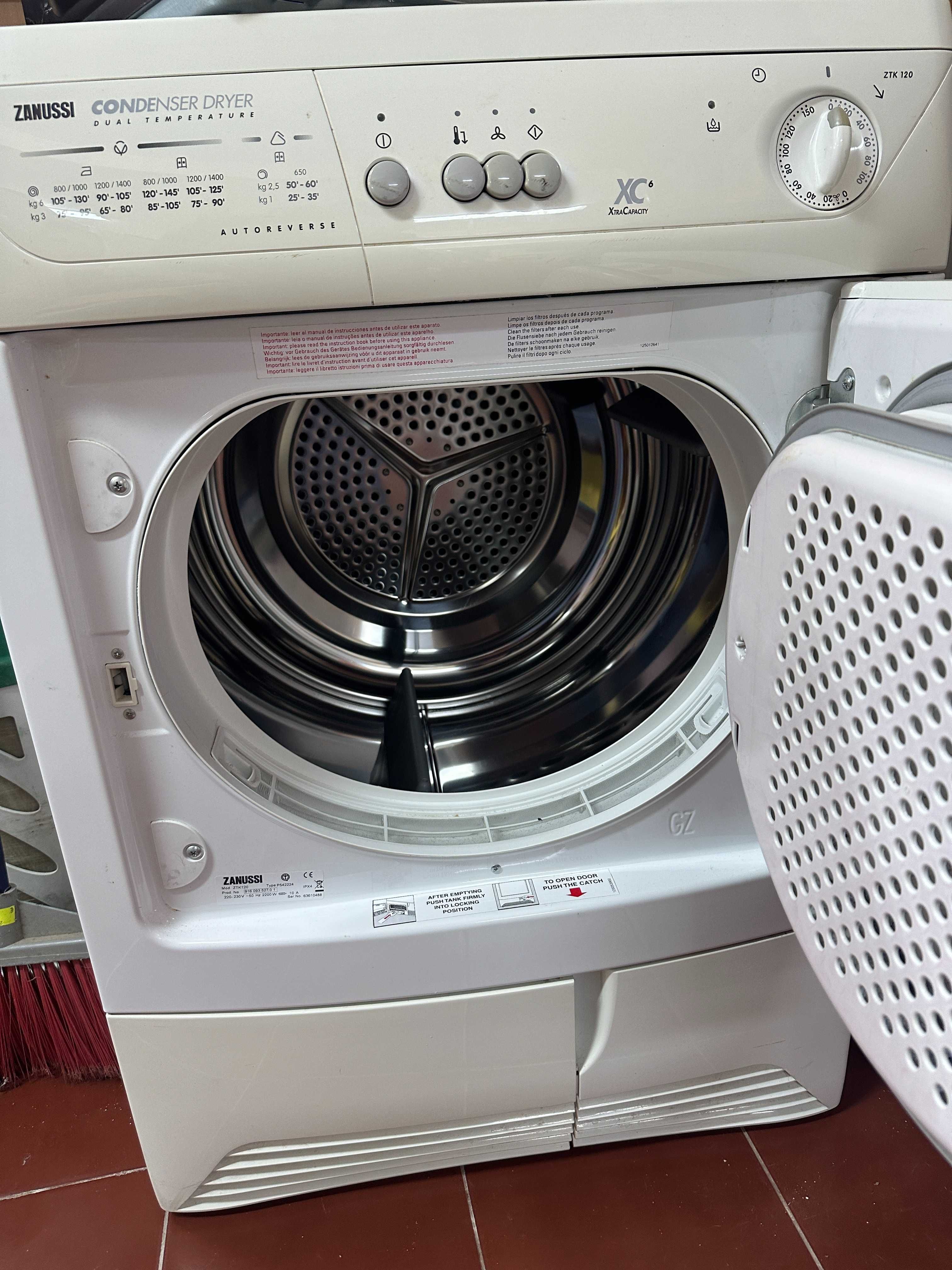 MÁQUINA DE SECAR ROUPA ZANUSSI ZTK 120