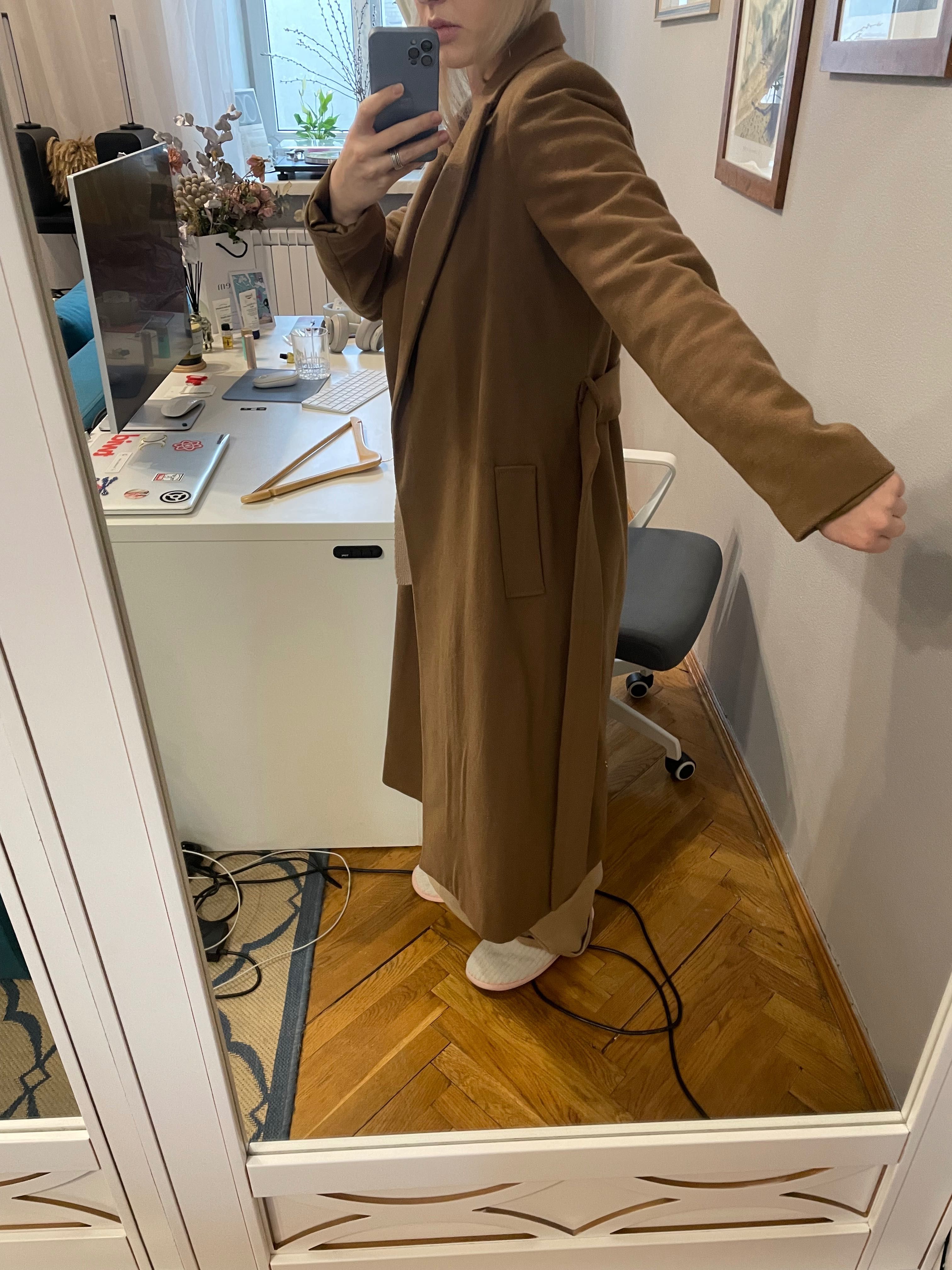 Пальто жіноче camel Zara