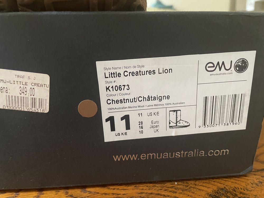 Emu Australia Lion 28 śniegowce dziecięce