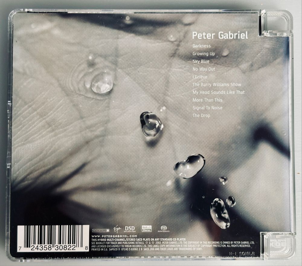 Peter Gabriel „UP” - Hybrid, Multi-Channel,  SACD, CD