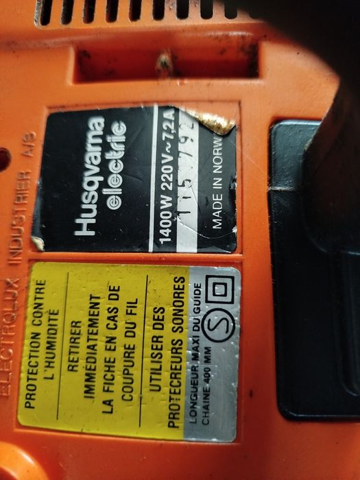 Motosserra elétrica husqvarna