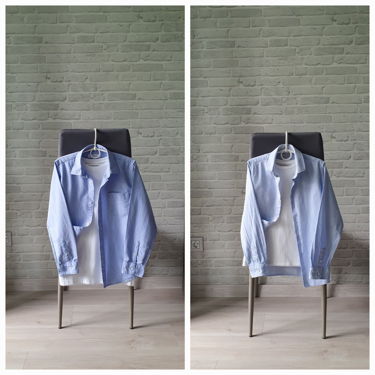 Крутая джинсовая рубашка Next, TU 9л.,состояние новой