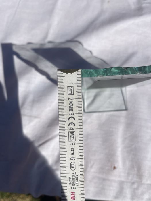 Srebrny obrazek na szkle