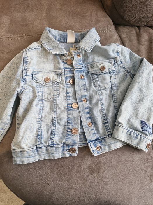 Kurtka jeansowa h&m 110 116