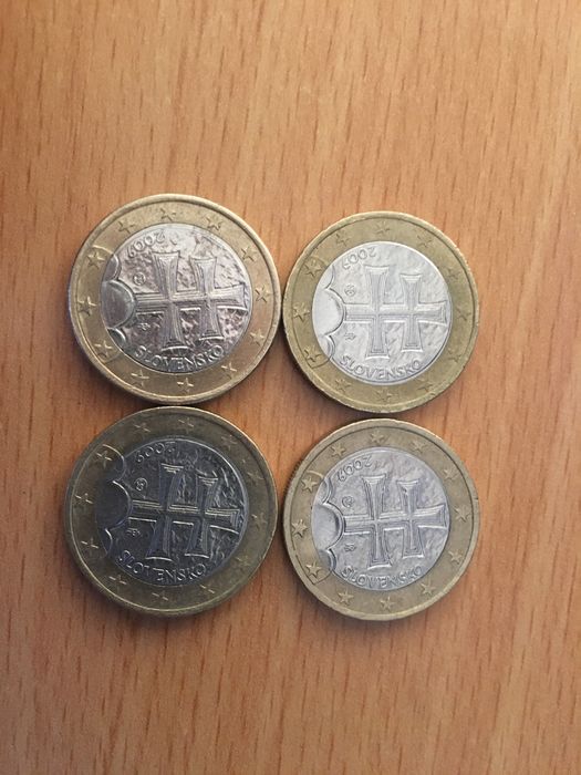 Conjunto Moedas euro Eslovaquia 2009 RARAS