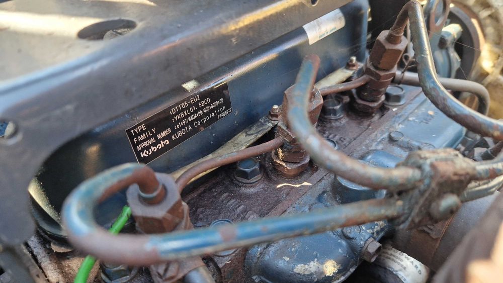 silnik Kubota  D1105-EU2 Moffett pompa hydromatik  wózek podwieszany
